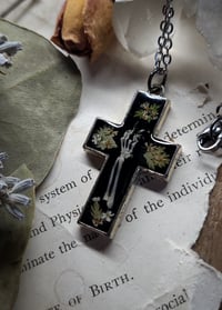 Image 3 of Lizard Claw Cross Pendant 