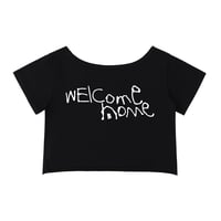 Image 1 of WELCOME HOME OFF-SHOULDER TEE