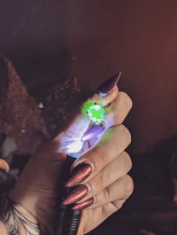 Image 2 of Uranium glass ring 