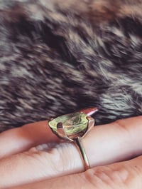 Image 4 of Uranium glass ring 