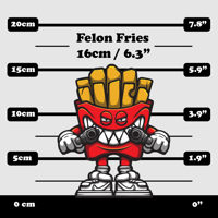 Image 5 of 1/1 Black & Gold Felon Fries 6" [1st Edition]