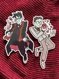 Image 2 of Edward with Cupcake Sticker