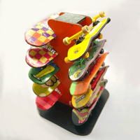 Image 2 of Wood 10 Fingerboard stand