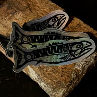 Image 2 of Trout sticker <<<<<