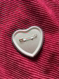 Image 3 of Edward Pinback Heart Button