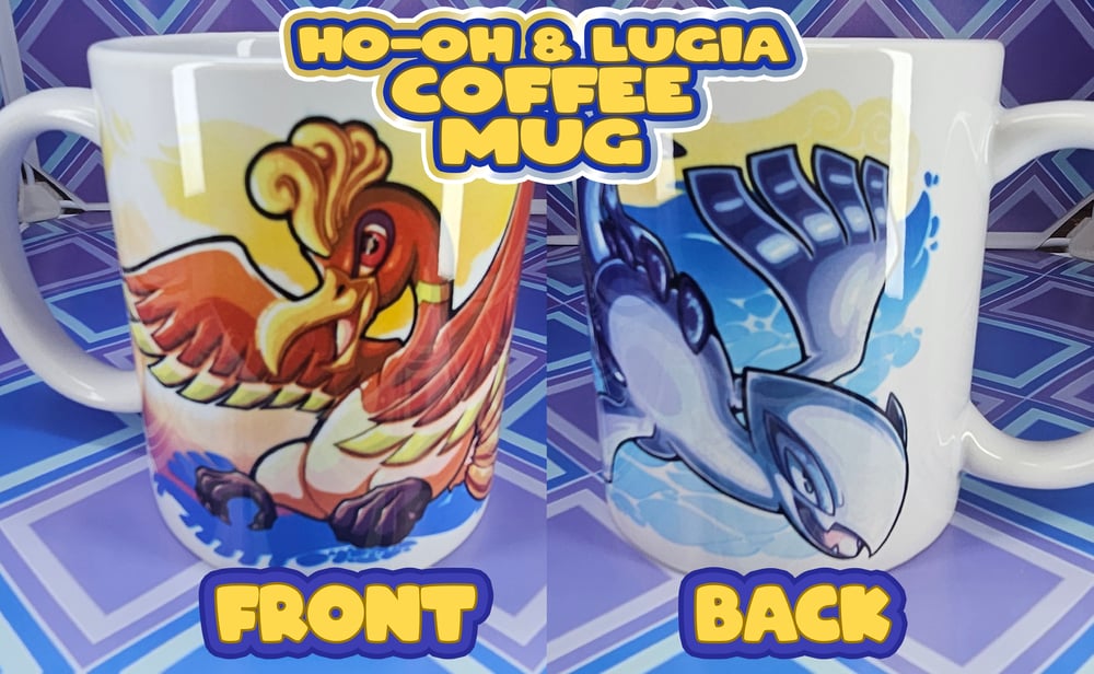 Image of Gold and Silver Birds Mug