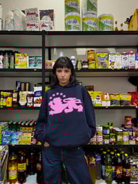 Image 2 of NAVY BABY HOODIE