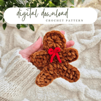 Image 1 of Gingerbread Man Crochet Pattern