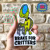 Image 1 of Terrapin Crossing Sticker – Brake for Critters 