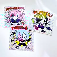 Image 1 of Devil's Candy Square Holo Stickers
