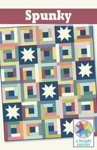 Image 1 of Spunky quilt pattern - PAPER pattern