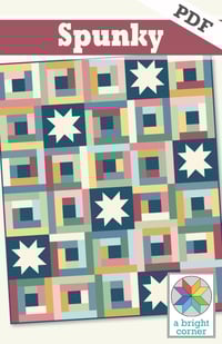Image 1 of Spunky quilt pattern - PDF version