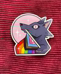 Image 1 of Pride Wolf Stickers