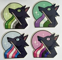 Image 3 of Pride Wolf Stickers