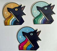 Image 4 of Pride Wolf Stickers