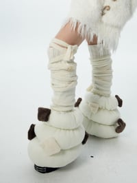 Image 4 of Chunky Knit Tie Socks