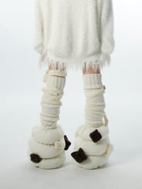 Image 5 of Chunky Knit Tie Socks