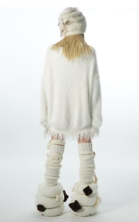 Image 14 of Chunky Knit Tie Socks