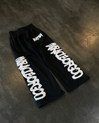 Image 2 of  Essential Baggy Sweats (Black)