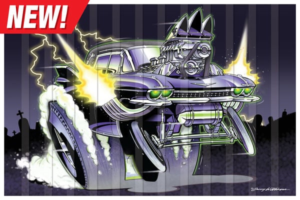 Image of "Night Strike" Print: 18 x 12"