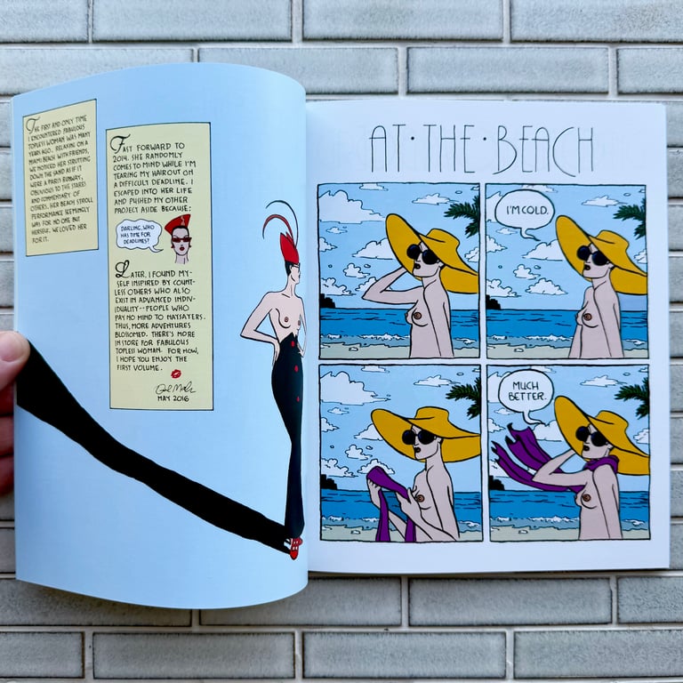 Darling: The Collected Fabulous Topless Woman by Derek Marks - SIGNED & #'D Image 3