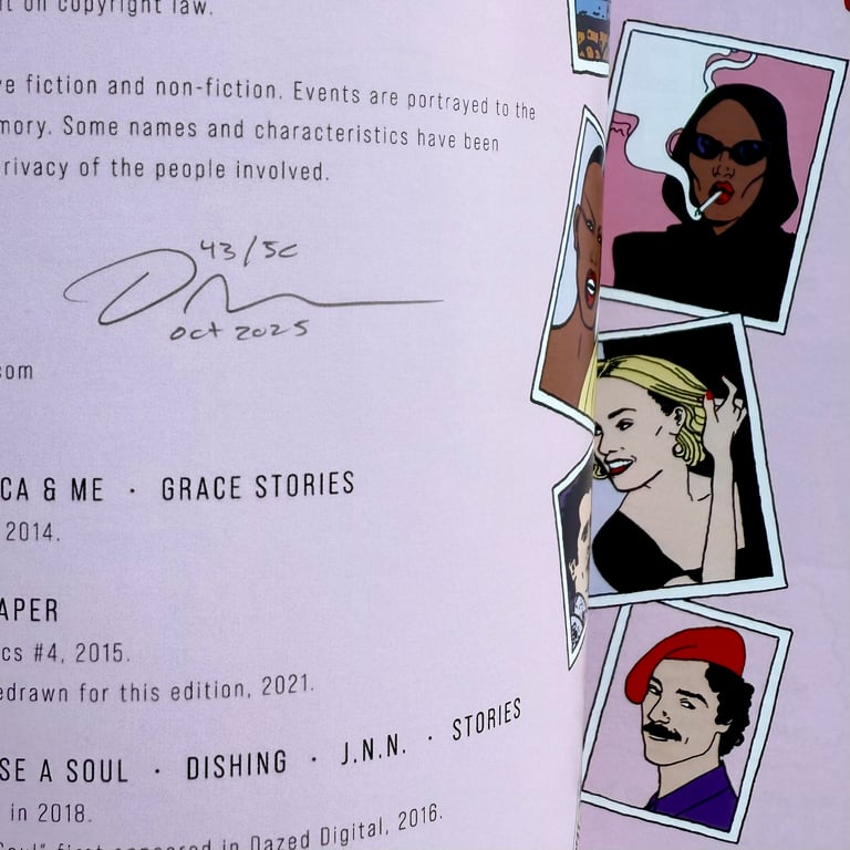 Legendary Spirits: The Collected Grace, Jerry, Jessica & Me by Derek Marks - SIGNED & #'D Image 2