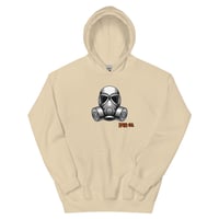 Image 1 of Gas Mask Logo Hoodie in Tan
