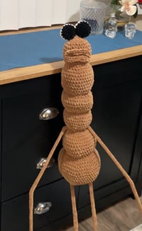 Image 2 of Custom 37" Marcus the Worm Plushie - Made to order