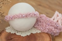 Image 2 of Stretch Tieback 98 - Dusty Pink 