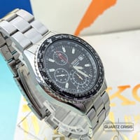Image 5 of 2013 Seiko Flightmaster SND253 Black Pilot's Quartz Chronograph (7t92-0CF0)