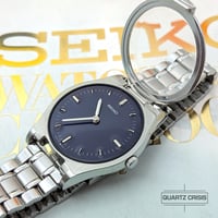 1992 Seiko Quartz Blue Dial 'Braille' Watch (7C17-8000)