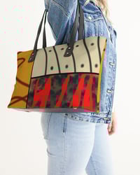 Image 2 of Abstract Squares Stylish Tote