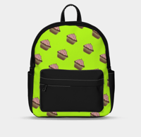 Image 1 of Cupcakes Mini Canvas Backpack