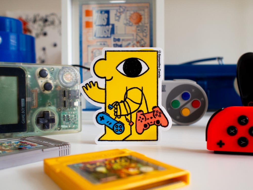 Image of Gamer Guy - vinyl sticker