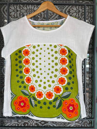 Image 1 of Splice-T Top. Retro sz10