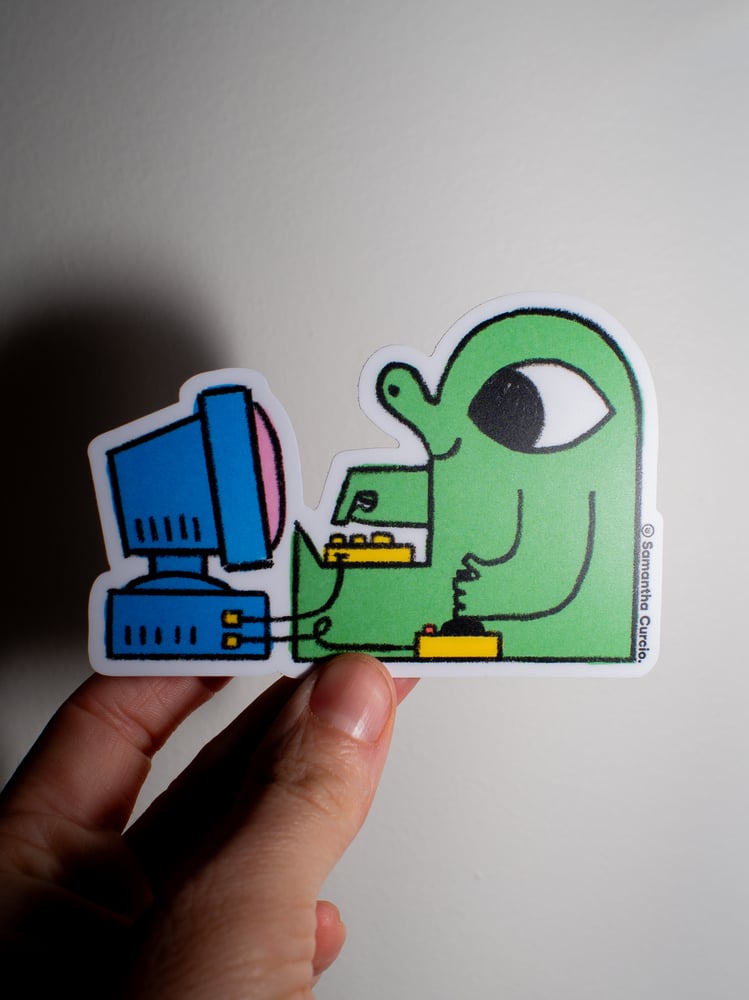 Image of Computer Gamer - vinyl sticker