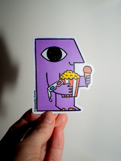 Image of Movie Goer - vinyl sticker