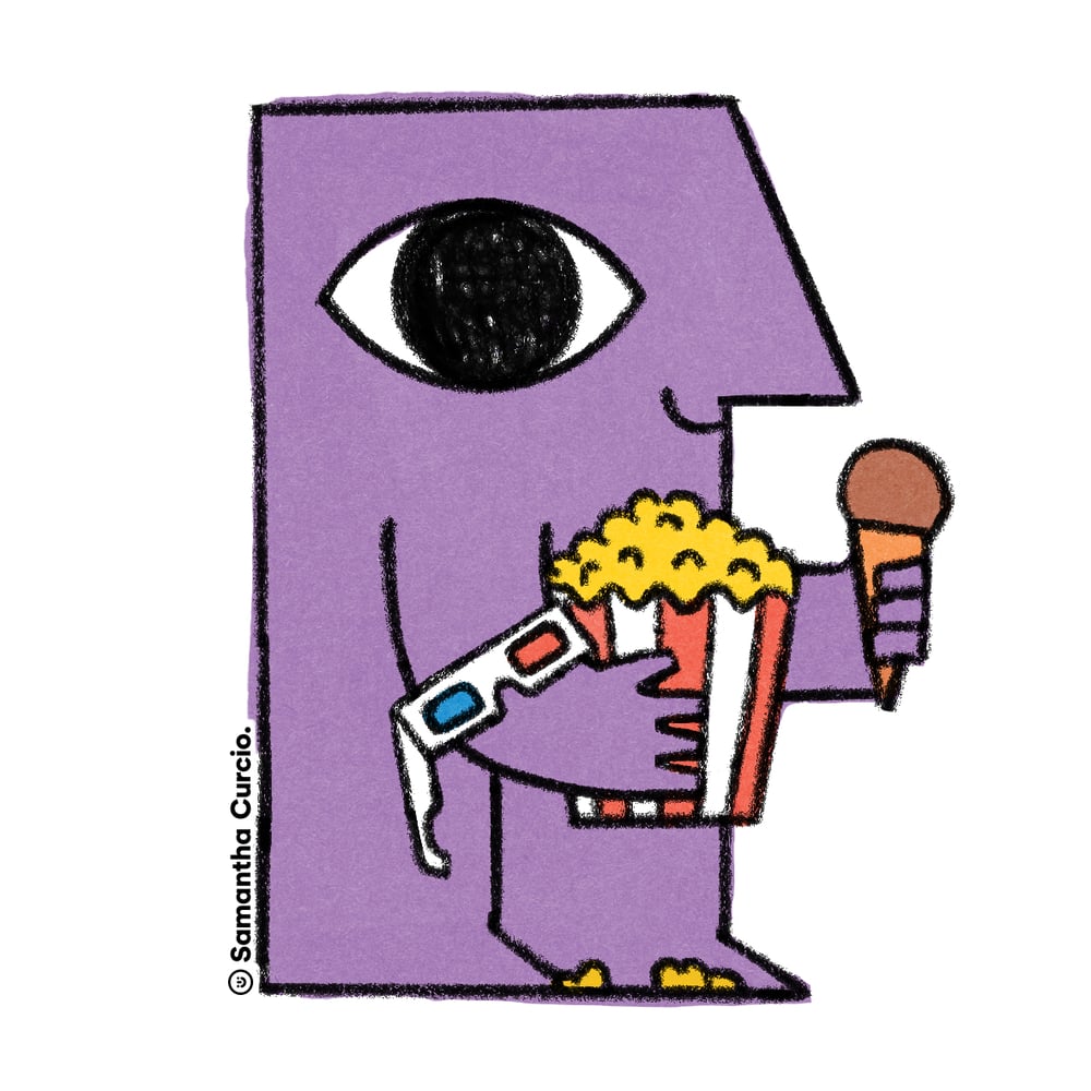 Image of Movie Goer - vinyl sticker