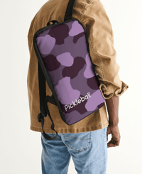 Image 2 of Purple Camo Slim Tech Backpack