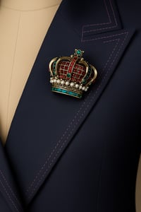 Image 1 of 👑 “Crown & Glory” Brooch