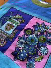 Image 2 of Splice-T Top. Blue  sz14