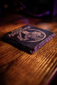 Image 3 of Friday the Purrteenth Slate Coaster