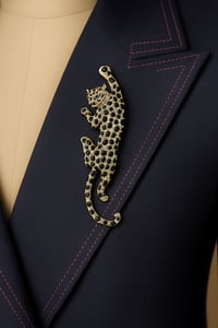 Image 2 of 🐆  “Catwalk” Brooch