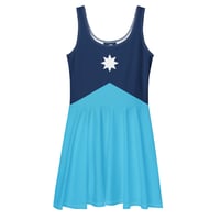 Image 1 of Minnesota State Flag Skater Dress
