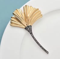 Image 4 of 🌿✨  Ginkgo Glam Brooch