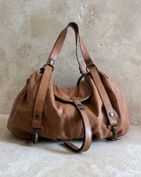 Image 2 of SLOUCHY TAN LEATHER BAG