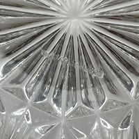 Image 13 of Saladier en verre cristallin tripode ancien Art Déco - Cristallerie Libochovice, Tchécoslovaquie 