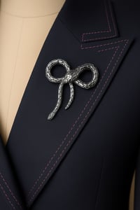 Image 1 of 🐍  “Bowtox” Brooch - 2 Colours
