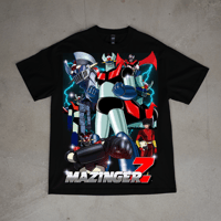 Image 1 of Mazinger Z Tribute T-Shirt – Retro Anime Bootleg Graphic Tee | 100% Cotton Unisex Shirt