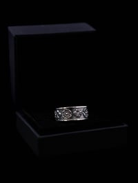 Image 1 of Silver Jewelry – HanO x Dino Oriental Collab Open Ring [Men’s]